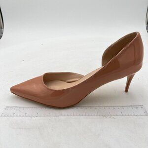 XYD Women D'Orsay Low & High Heels Comfortable Slip-on Closed Pointed Toe Sexy P
